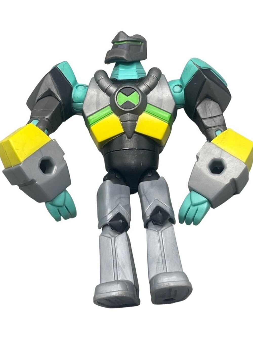 Ben 10 omni kix Armored Diamondhead action Figure gray 5" READ